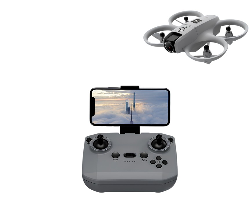 Mini Drone w_ HD Camera, Batteries, Optical2 HD Camera Toy Drone - Image 1