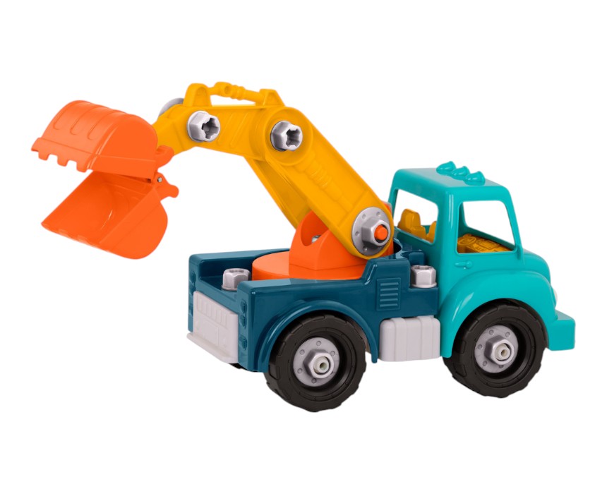 Take-Apart Crane1 Take-Apart Crane Truck Toy - Image 1