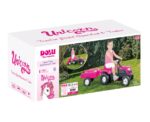 Kids Pedal Tractor Toy in Pink - Image 
