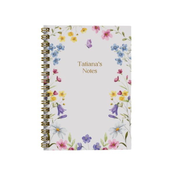 A5 Botanica Foil Lined Notebook