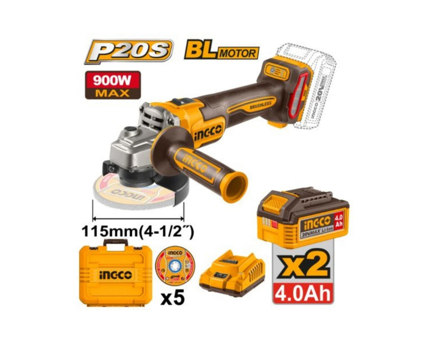 Untitled design (35) Cordless Angle Grinder INGCO - Image 1