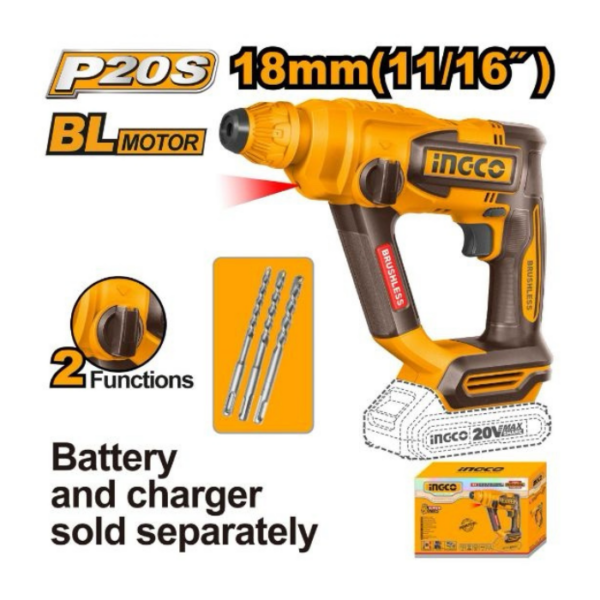 Cordless Rotary Hammer INGCO