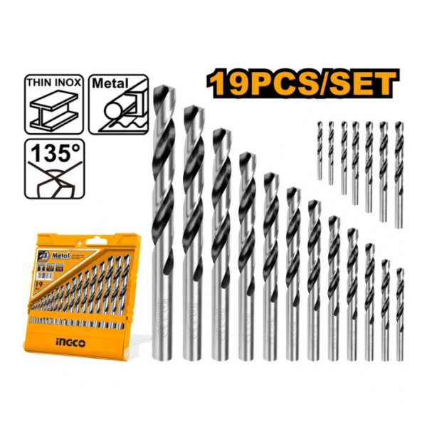 Cobalt HSS Drill Bit Set INGCO