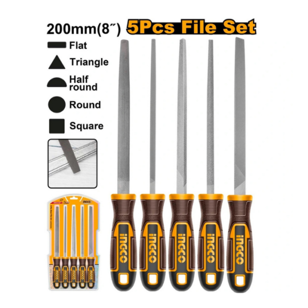 Steel File Set INGCO