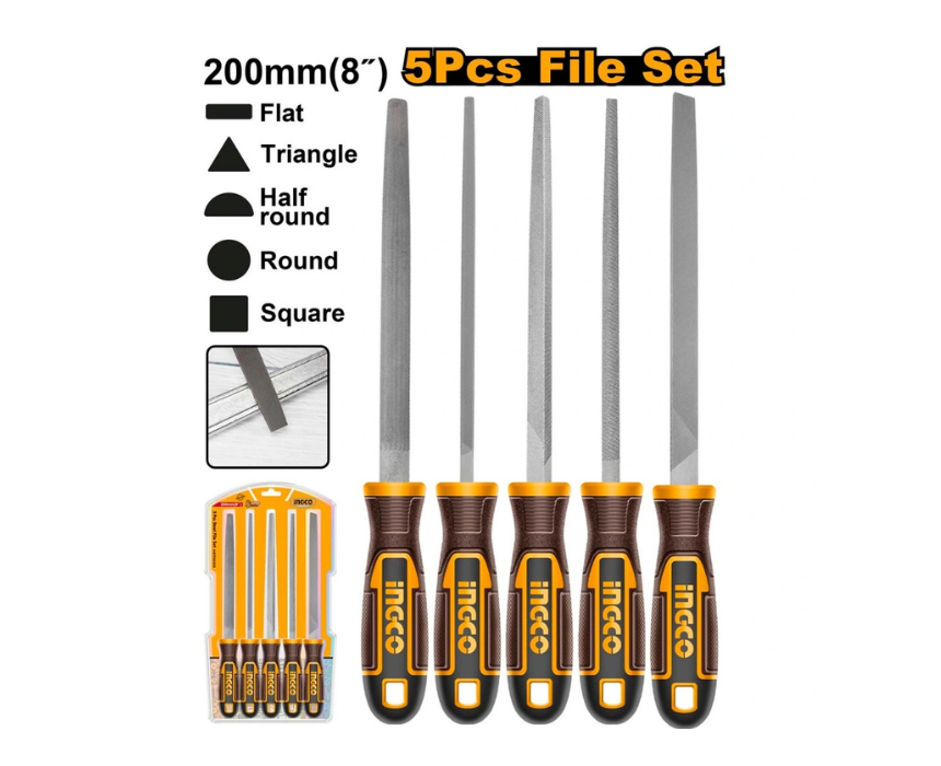 Untitled design (37) Steel File Set INGCO - Image 1