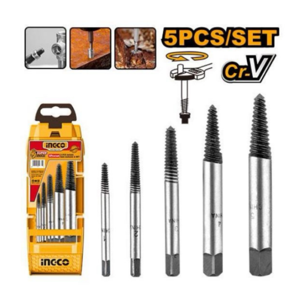 Screw Extractor Set INGCO