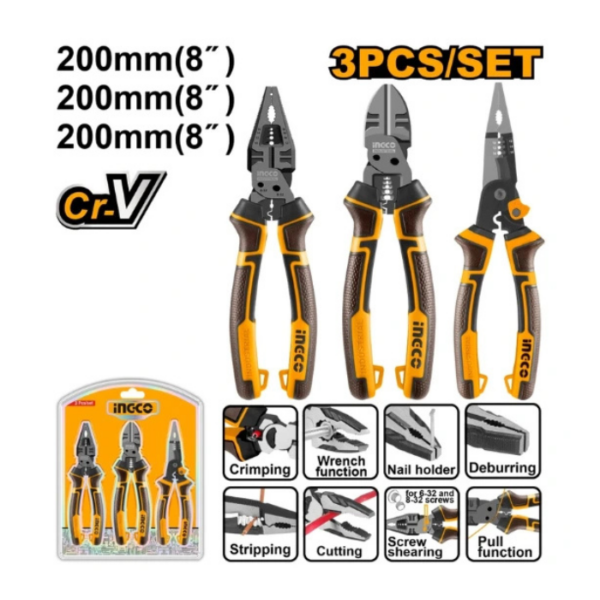Multi Function Pliers Set INGCO