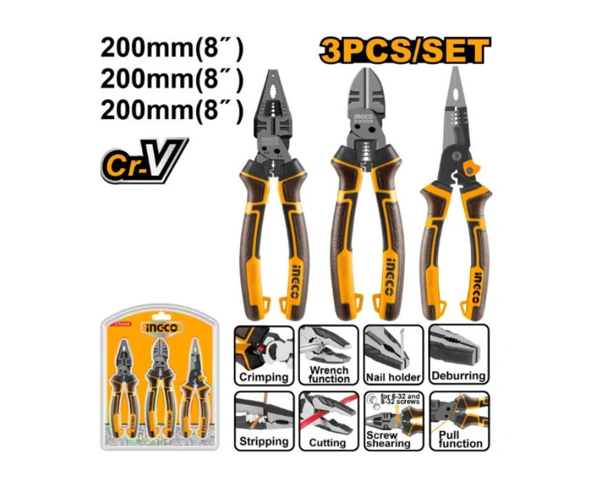Untitled design (38) Multi Function Pliers Set INGCO - Image 1