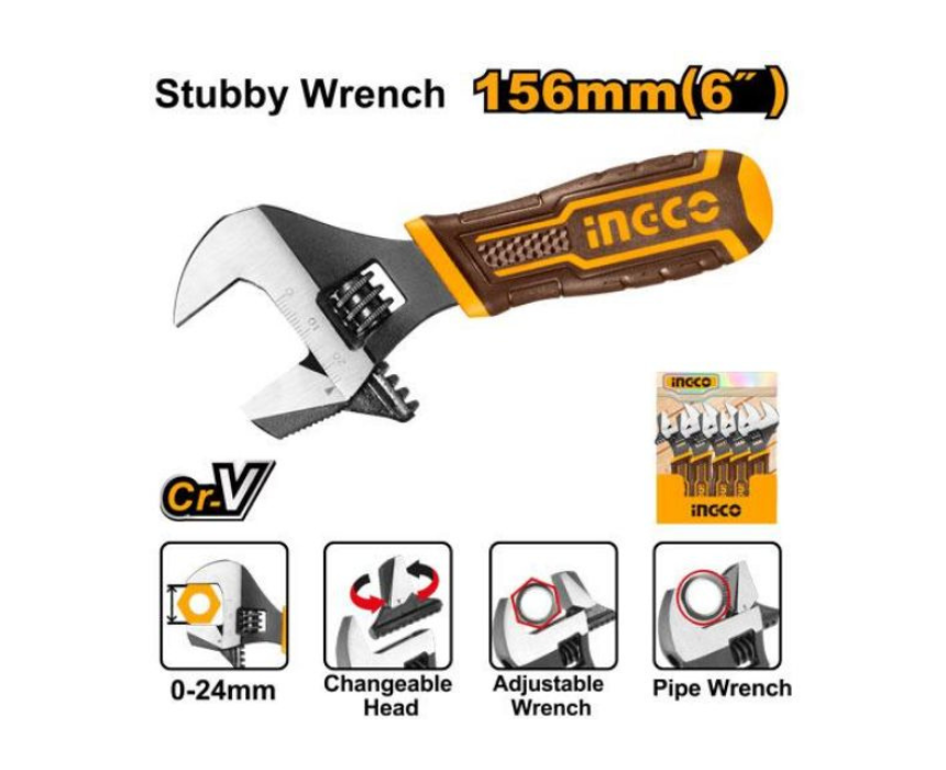 Untitled design (39) Adjustable Pipe Wrench INGCO - Image 1