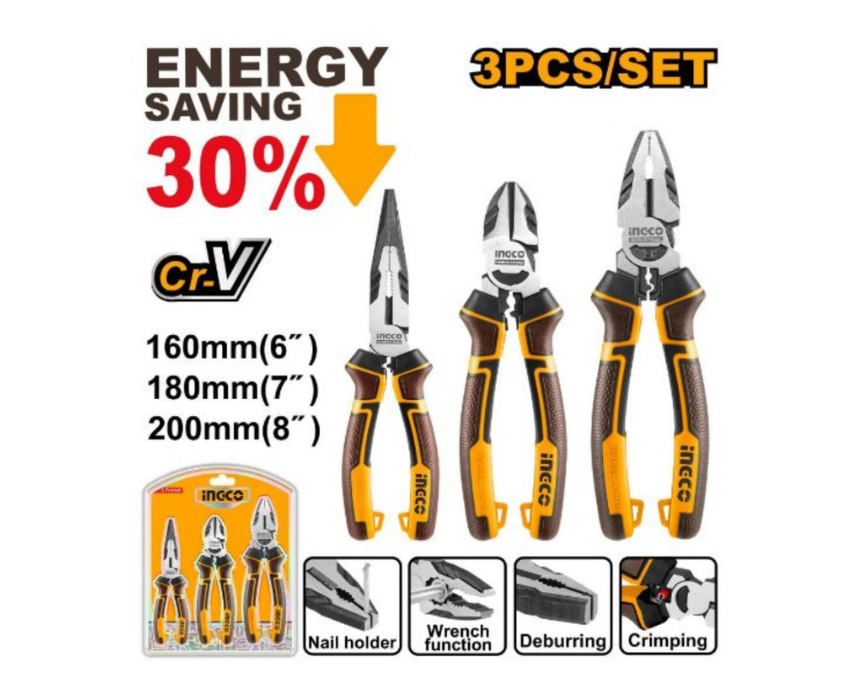 Untitled design (43) High Leverage Pliers Set INGCO - Image 1