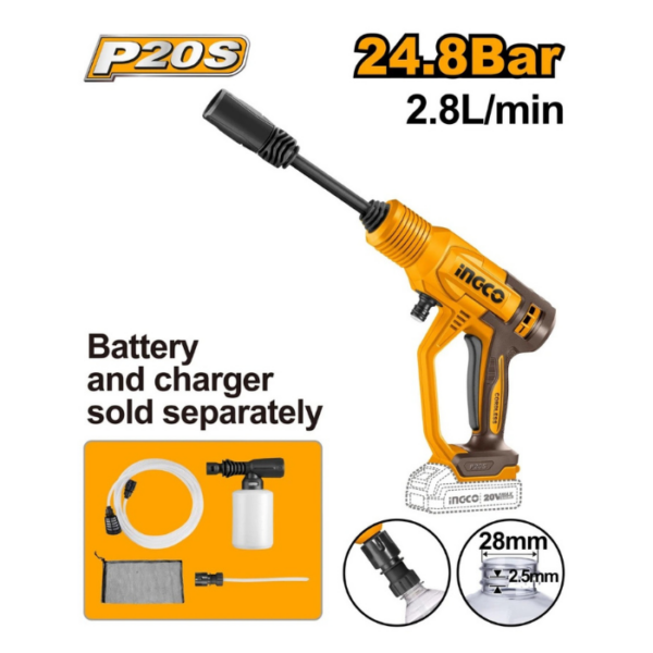 Cordless Pressure Washer INGCO