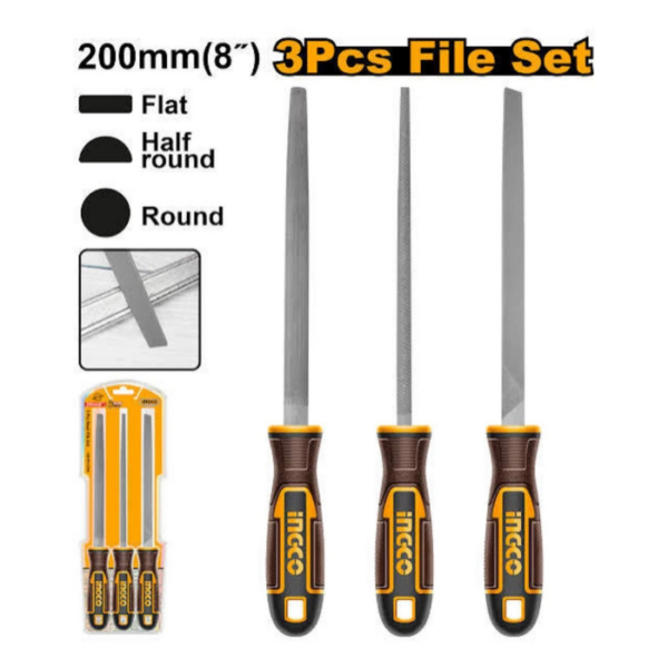 Steel File Set INGCO