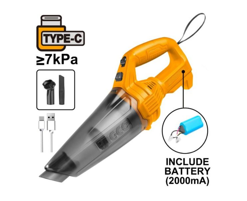 Untitled design (50) Cordless Handheld Vacuum INGCO - Image 1