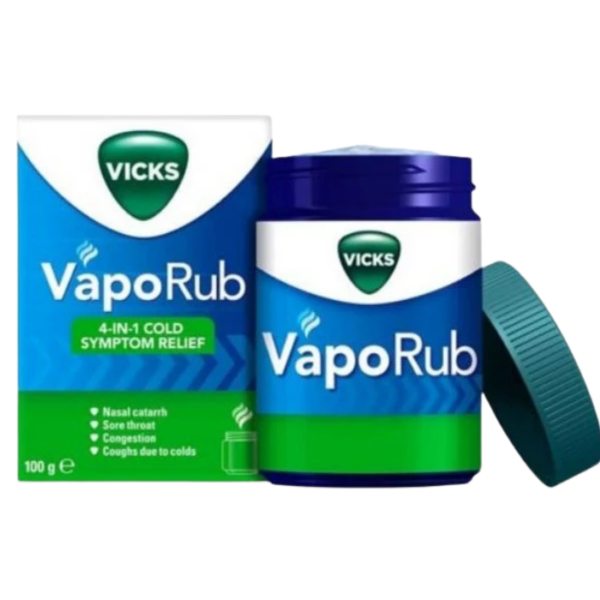 Vicks VapoRub Ointment FSore Throat And Blocked Nose