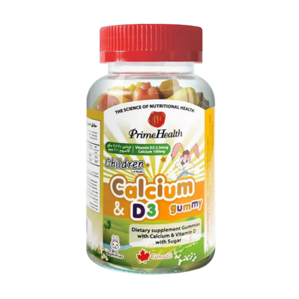 PrimeHealth Children Calcium and D3 Gummies