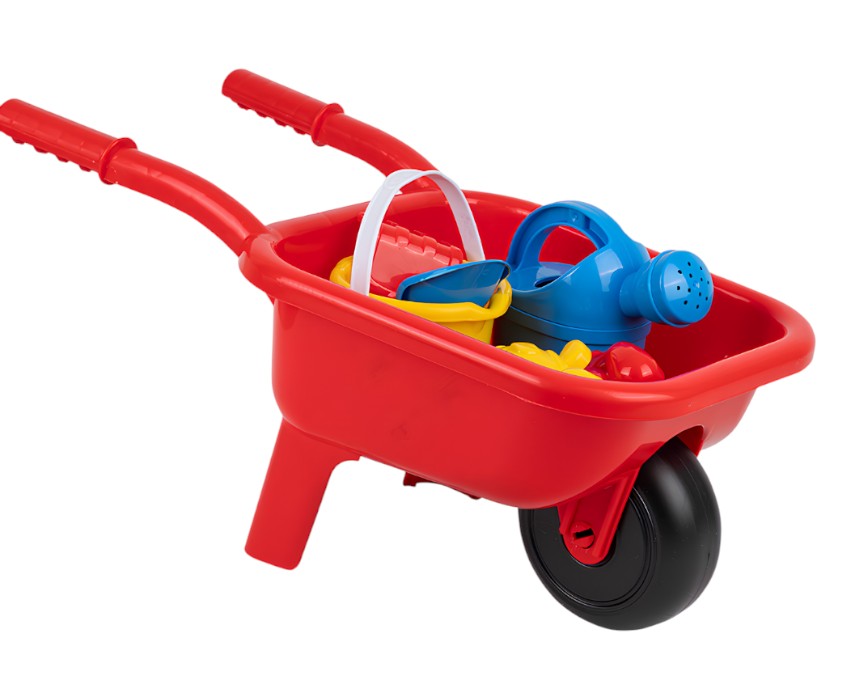 Wheelbarrow Beach Set2 Kids Beach Sand Play Set - Image 1