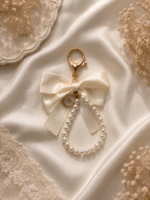 Pearl Bow Phone Strap Collection - Image 