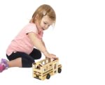 Wooden School Bus Toy - Image 