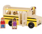 Wooden School Bus Toy - Image 