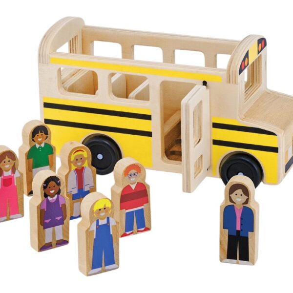 Wooden School Bus Toy
