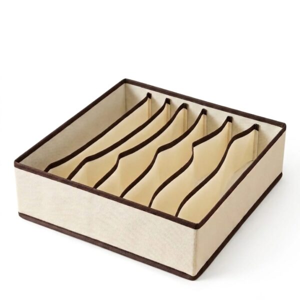 Elegant 7-Slot Fabric Closet Organizer