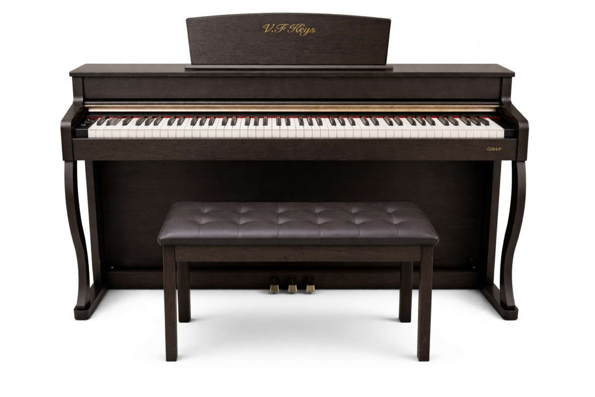 V.F Keys GRH-P Digital Piano - Dark Brown