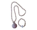 Crystal Necklace Bracelet Set - Image 