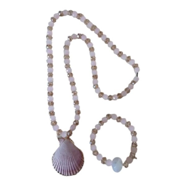 Crystal Necklace Bracelet Set