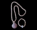 Crystal Necklace Bracelet Set - Image 