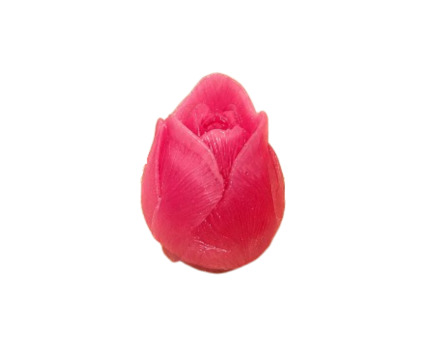 image (6) Handmade Tulip Flower Glycerin Soap - Image 1