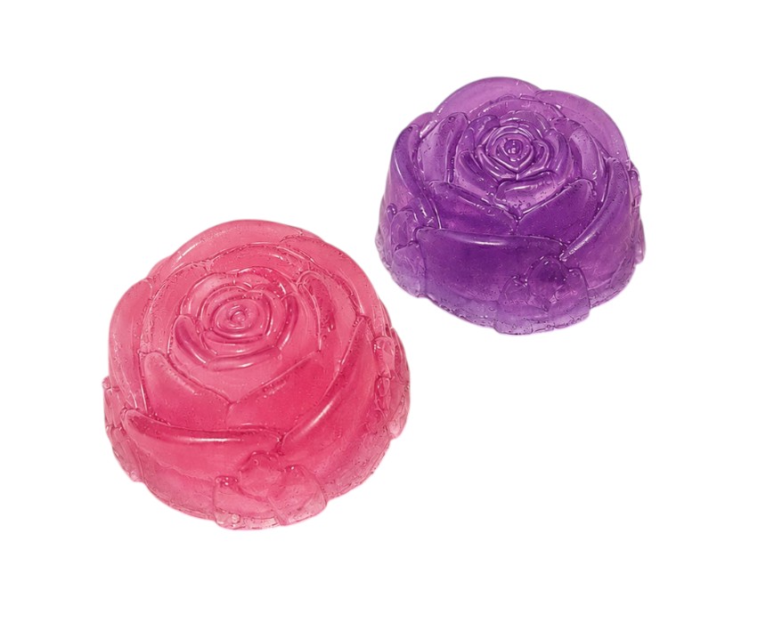 image (60) Handmade Velvet Flower Glycerin Soap - Image 1