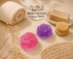 Handmade Velvet Flower Glycerin Soap - Image 