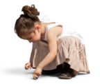 Kids Two Tone Dress - Image 