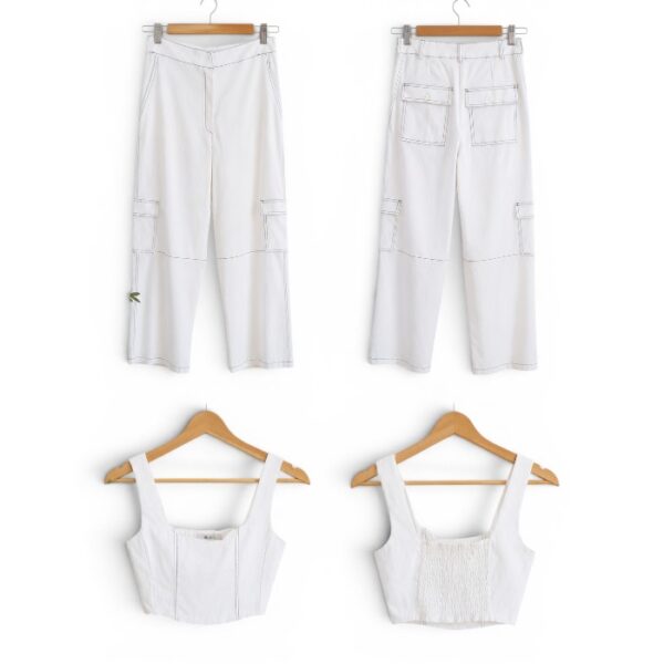 Utility Two Piece Set White