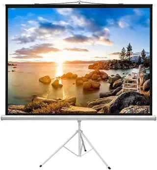 150 Inch Portable Projection Screen with Tripod (3.5m x 2.30 m) for World Cup Soccer 2026