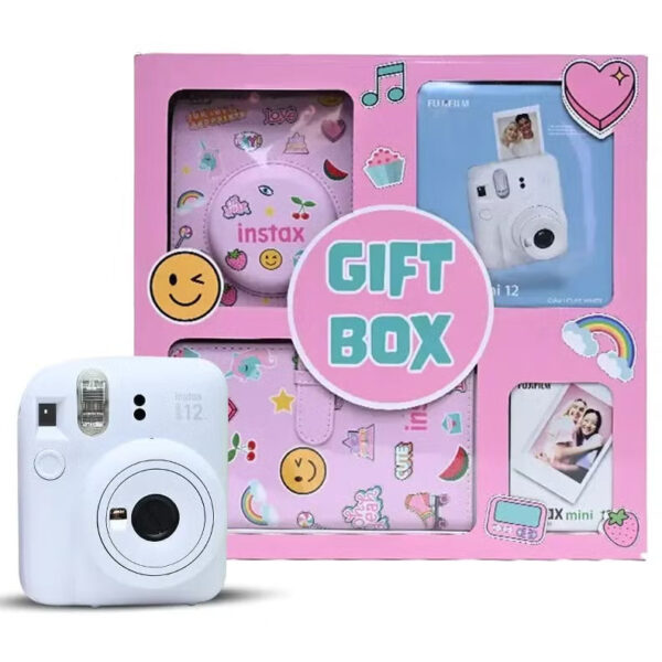 Instax Mini 12 Instant Camera Promo Kit - White