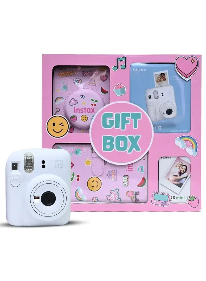 030325e5-8424-46ab-841d-2c785de904e9 Instax Mini 12 Instant Camera Promo Kit - White