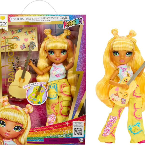 Rainbow High Junior High Rock Band - Sunny, Yellow - 23 Cm Fashion Doll