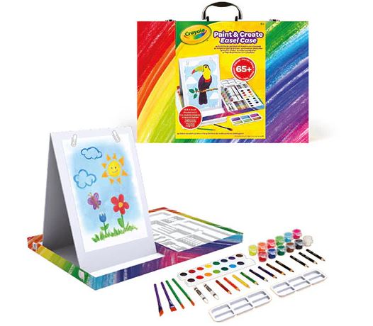 Paint And Create Easel Case 65 Pcs 4+ #Cy041169