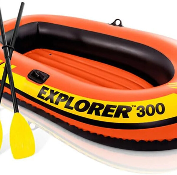 Explorer 300 Inflatable Boat Set 211x117x41cm, Max 186kg