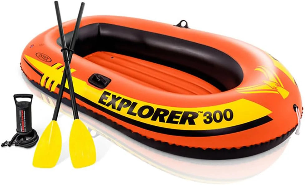 078257583324_b68d65bf-db52-4525-9893-719fd597061e Explorer 300 Inflatable Boat Set 211x117x41cm, Max 186kg