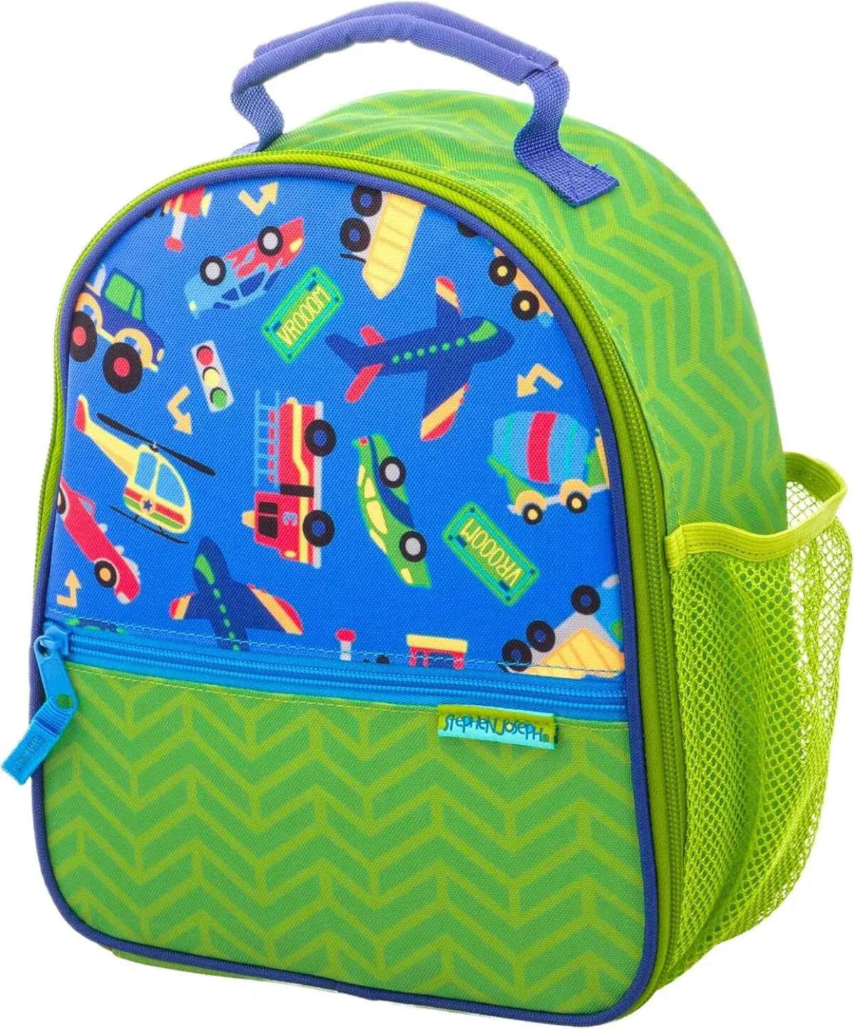 0794866036159-1_3e03050e-13da-492d-bc5a-b024b08b8513 Stephen Joseph All Over Print Lunch Box - Transportation