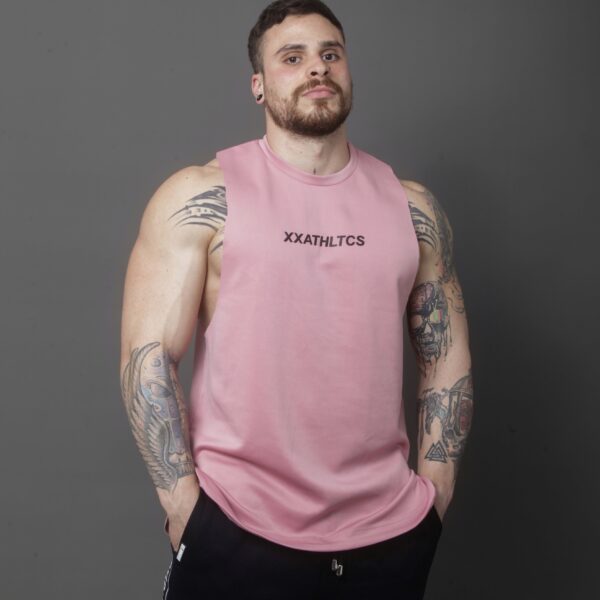 XXATHLTCS Oversized Fit Tank Top - Pink