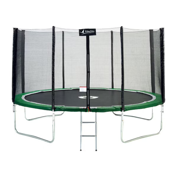 360 Trampoline with Net and Ladder 3.66m