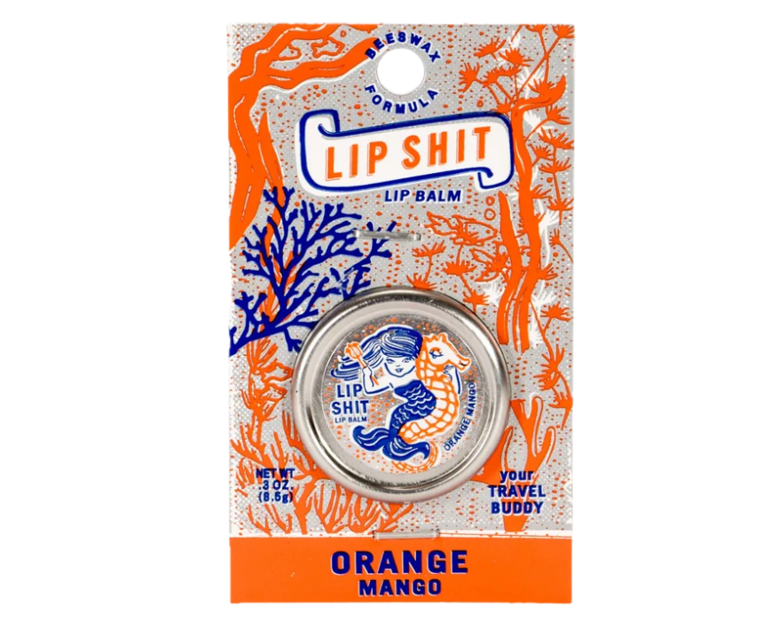 1 Lip Shit Orange Mango Lip Balm - Image 1