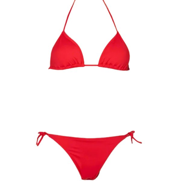 Savane Girls Red Triangle Bikini Set