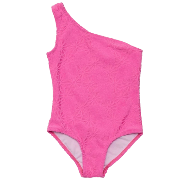 Bubblegum Bloom One Shoulder Swimsuit