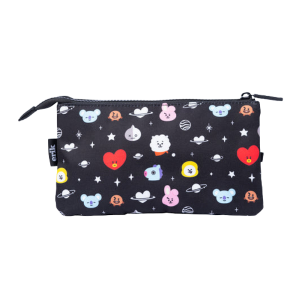 Cool Triple Zip Pencil Case