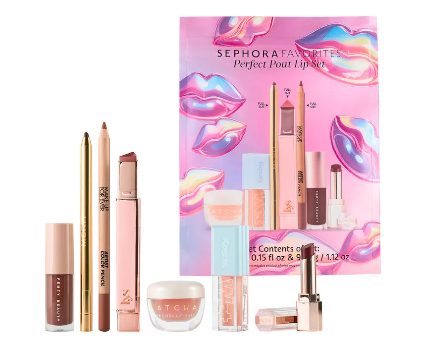 1-201 SEPHORA FAVORITES PERFECT POUT LIP SET