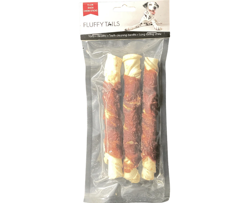 1 Fluffy Tails Duck Chew Sticks - Image 1